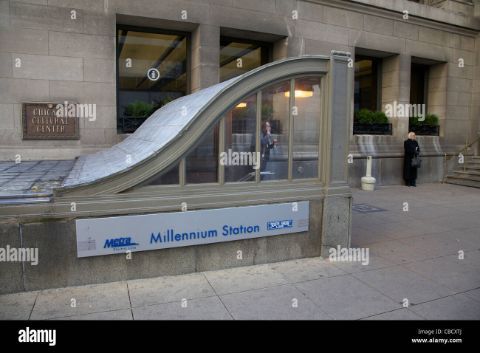 Metra-Millenium-Station