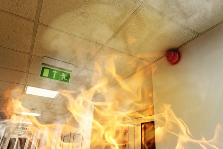 How does a Photoelectric smoke detector work?
