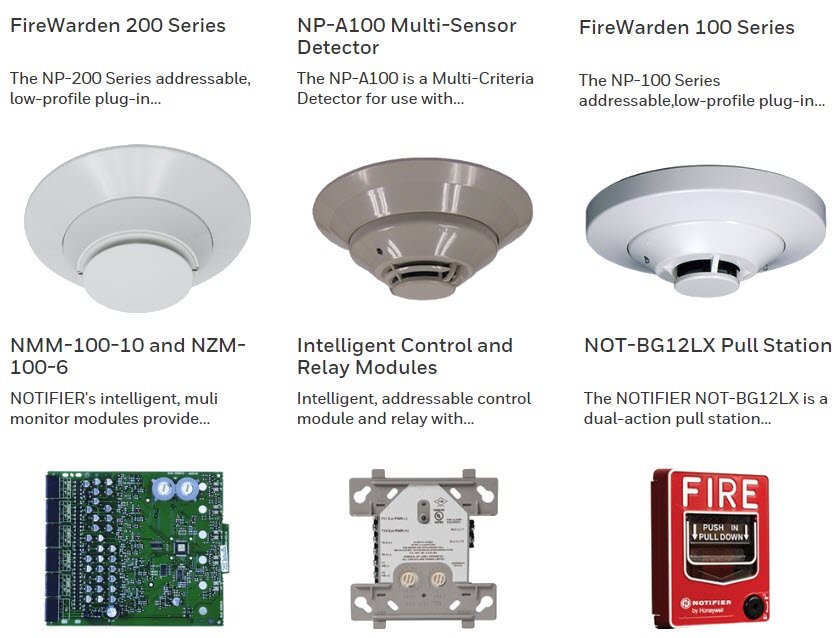 NOTIFIER NP-200 Intelligent ADDRESSABLE Photo Detector with Base 