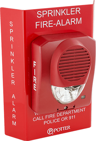 Potter SASH - Sprinkler Alarm Horn Strobe and Sign Combination